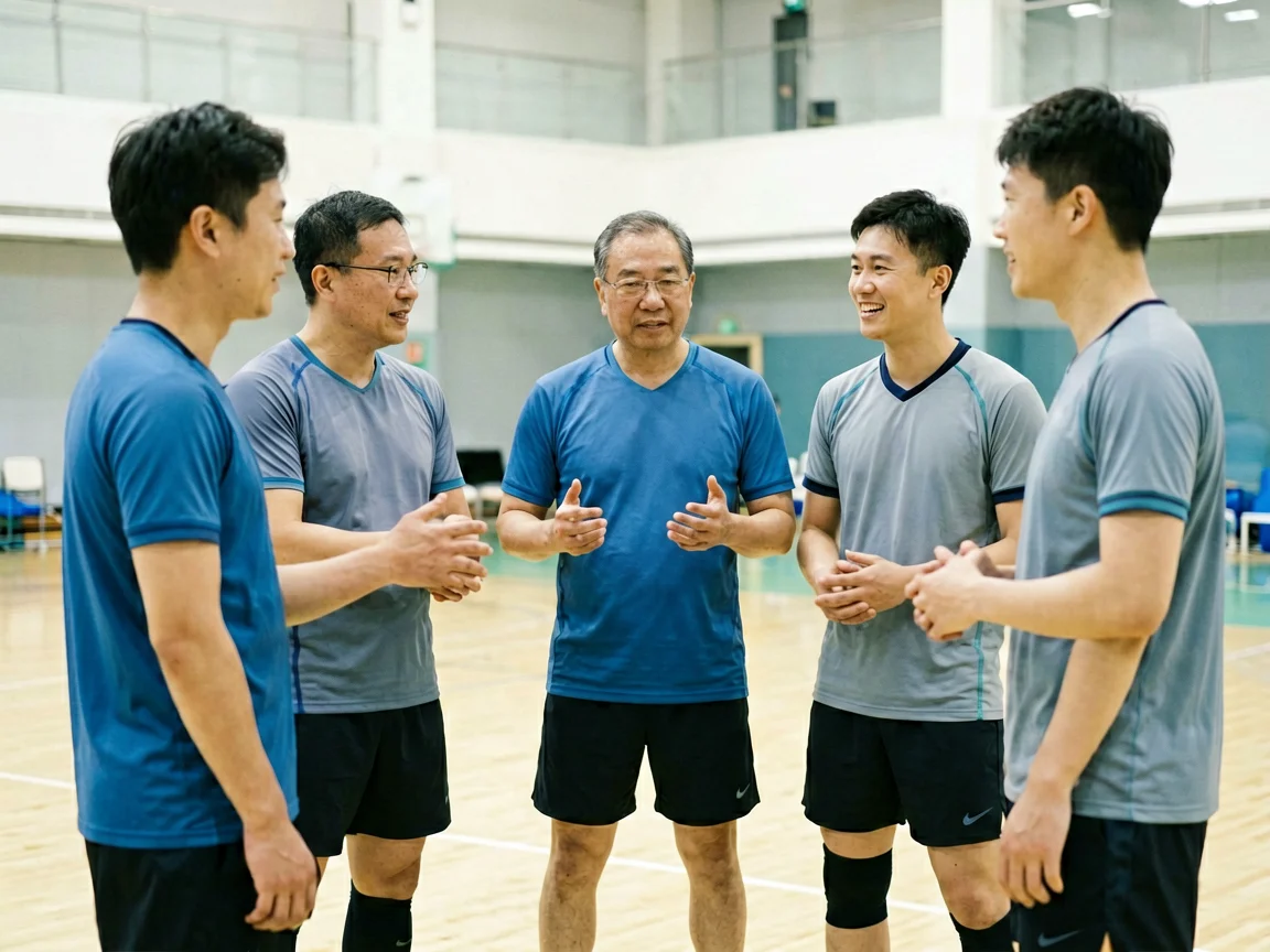 体育赛场准备,金玟哉赛后评分